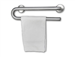 Grab Bar with Towel Bar - 18 Inch