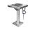 Detention Stool with Handcuff Ring - 12" x 12"