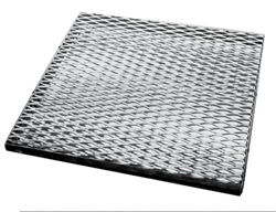 Stainless Steel Wax Tray 12" x 12" x 3/4" for Fiber Burnout Furnace