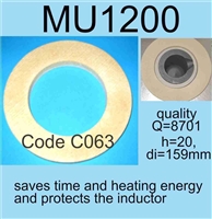 Isolation ring Indutherm MU1200, Ã˜i=159mm, h=20mm
16-00973-21