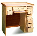 BENCH WM 38-1/2X20X38" -15 DRAWERS