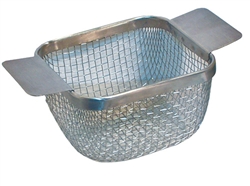Stainless Steel Basket for Ultrasonic Cleaner | FOR 1/2 GAL | 5-1/4" x 4-3/4" x 2"