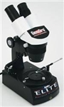 10X - 67X zoom microscope including light source
