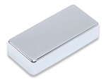 Humbucker Cover - German Silver - 7 String with no Holes
