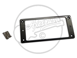 A Black Plastic Humbucker Ring suitable for a 7 String Humbucker with Screws.