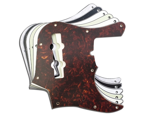 A Selection of pickguards for 95-2009 American Deluxe Jazz Bass