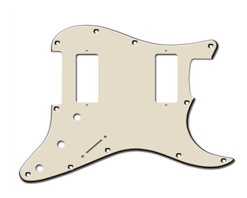 Pickguard - Suitable for FenderÂ® StratocastersÂ® for Double Mini humbuckers
