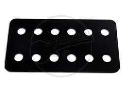 Black PVC Humbucker Top Plate