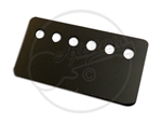 Black PVC Humbucker Top Plate - 6 Hole