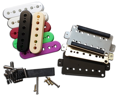 Humbucker Parts Kit - 12 Hex Pole Slug