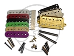 A Humbucker parts kit with triangle legged base