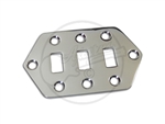 Switch Control Plate for Fender Jaguar in Chrome