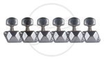 Axesrus Diamond Back Style Machine Heads - Single Hole Post