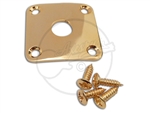Square Jack Plate - Curved - Gold