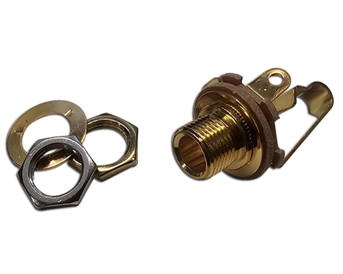 Switchcraft Mono Jack Socket - Gold thread