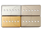 Humbucker Sizd P90 Cover - German Silver / Nickel