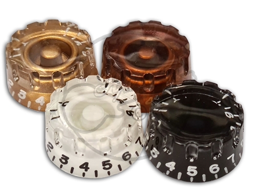 4 x Notched Speed Knobs for Gibson and Epiphone
