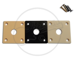 A Selection of Plastic Jack Plates with Pointed Corners and screws