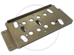 A Modern Wide Range Humbucker Base Plate in Nickel with 53.3mm String Spacing