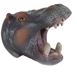 6.3" HIPPO HEAD PUPPET