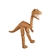 38" Large Orange  Dinosaur Marionette