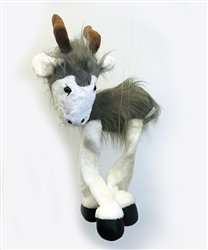 38" Large White/Grey Goat Marionette