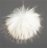 Raccoon Pom-Pom w/o Snap Ivory