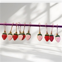 Anna B. Strawberry Fields Stitch Markers