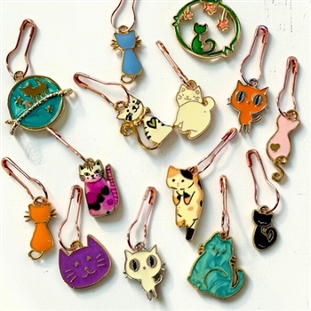 Anna B. Nine Lives Stitch Markers