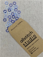 Allstitch Studio Small Ring Stitch Markers - Lavender Tones