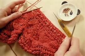 Knitting with Beads Workshop: Sunday, February 23 9:30am-12:00pm