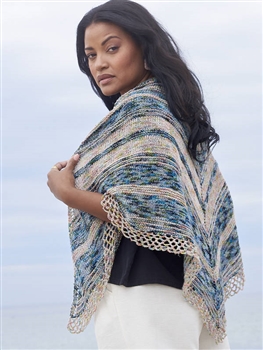 Berroco Martinique Shawl Kit (knit with crochet edge)