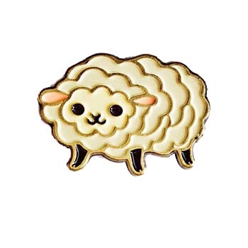 Enamel Pin: Sheep