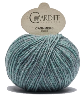 Classic Cardiff Cashmere 306 Charm (Seafoam Tweed)