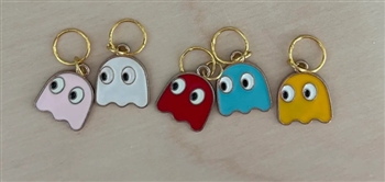 Comma Craft Stitch Marker Set 80's Game Ghost