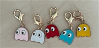 Comma Craft Stitch Marker Set 80's Game Ghost Pins