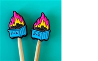 Stitch Stoppers Blue Dumpster Fire