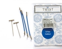 Chiaogoo Twist Blue Cable Set 2" X-Flex Small