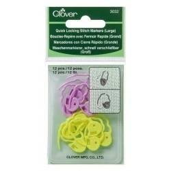 Clover Quick Locking Stitch Markers (Large)