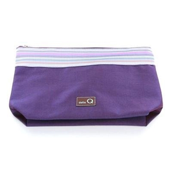 dellaQ Large Zip Pouch 1103-1 018 Purple (Final Sale)