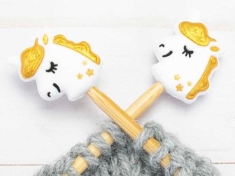 Fox and Pine Stitch Stoppers Gold Unicorn