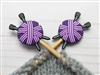 Fox and Pine Stitch Stoppers Yarn Ball Purple