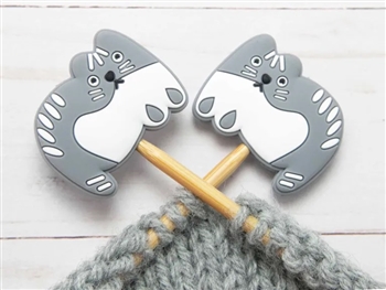 Fox and Pine Stitch Stoppers Grey Cat