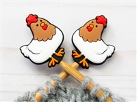 Fox and Pine Stitch Stoppers Chickens