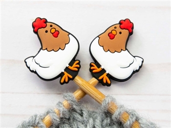 Fox and Pine Stitch Stoppers Chickens