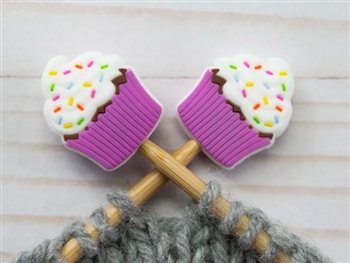 Fox and Pine Stitch Stoppers Purple Cupcakes