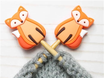 Fox and Pine Stitch Stoppers Fox