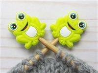 Fox and Pine Stitch Stoppers Green Frog