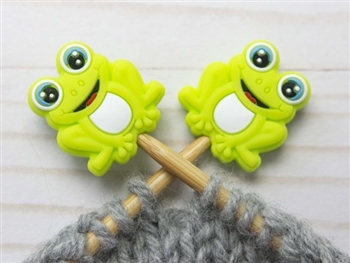 Fox and Pine Stitch Stoppers Green Frog
