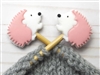 Fox and Pine Stitch Stoppers Hedgehog - Pink